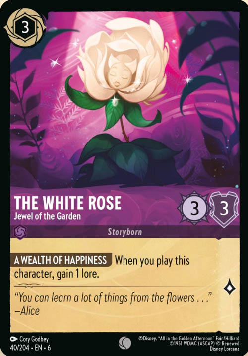 Disney Lorcana TCG: The White Rose, Jewel of the Garden