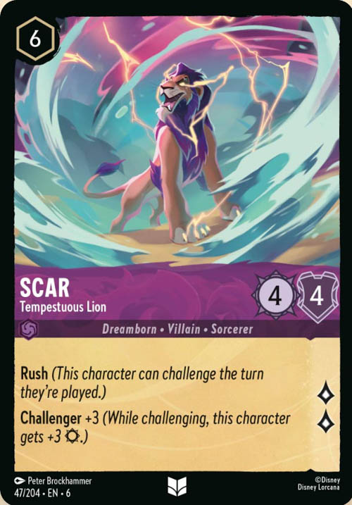 Disney Lorcana TCG: Scar, Tempestuous Lion