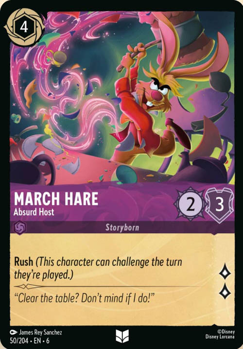 Disney Lorcana TCG: March Hare, Absurd Host