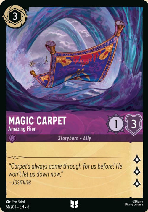 Disney Lorcana TCG: Magic Carpet, Amazing Flier