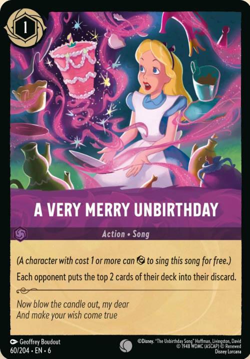 Disney Lorcana TCG: A Very Merry Unbirthday