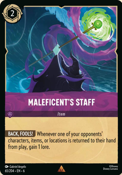 Disney Lorcana TCG: Maleficent's Staff