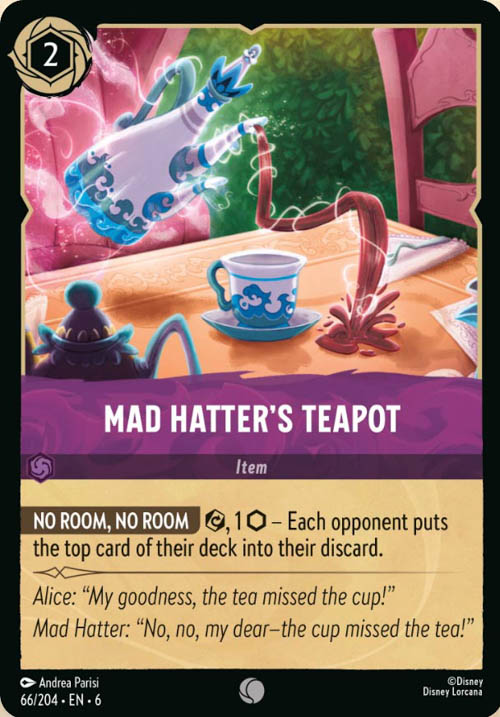 Disney Lorcana TCG: Mad Hatter's Teapot