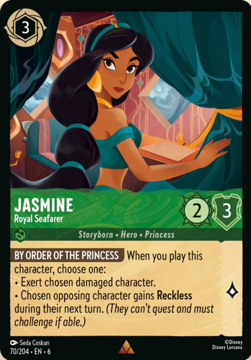 Disney Lorcana TCG: Jasmine, Royal Seafarer