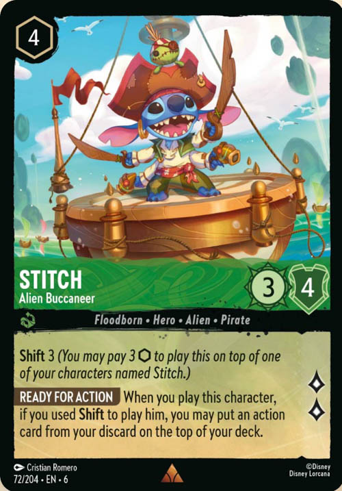 Disney Lorcana TCG: Stitch, Alien Buccaneer