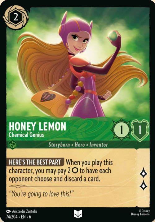 Disney Lorcana TCG: Honey Lemon, Chemical Genius