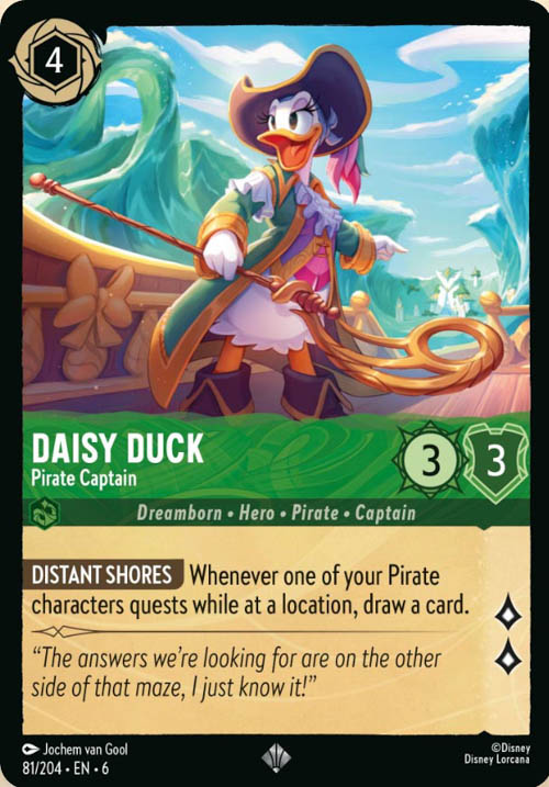 Disney Lorcana TCG: Daisy Duck, Pirate Captain