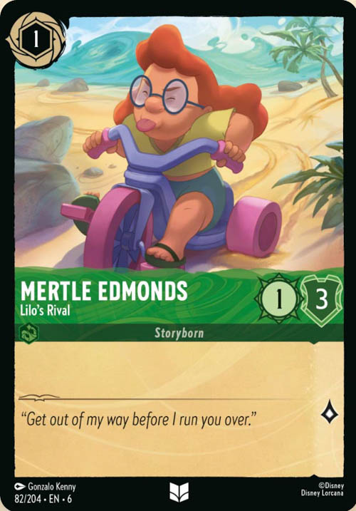 Disney Lorcana TCG: Mertle Edmonds, Lilo's Rival