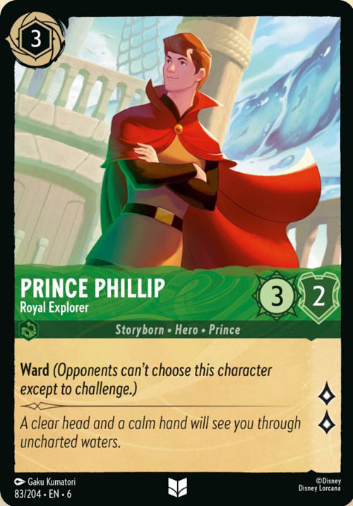 Disney Lorcana TCG: Prince Phillip, Royal Explorer