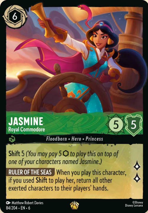 Disney Lorcana TCG: Jasmine, Royal Commodore