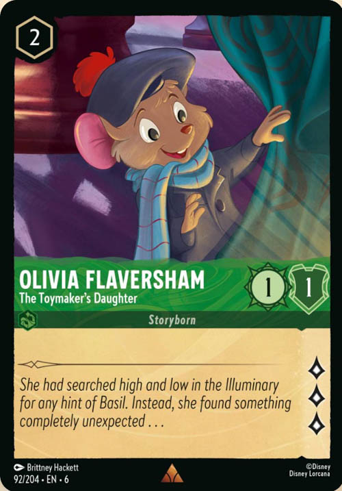 Disney Lorcana TCG: Olivia Flaversham, The Toymaker's Daughter