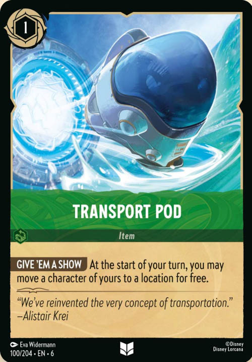 Disney Lorcana TCG: Transport Pod