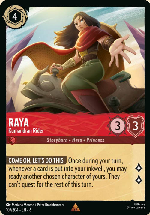 Disney Lorcana TCG: Raya, Kumandran Rider