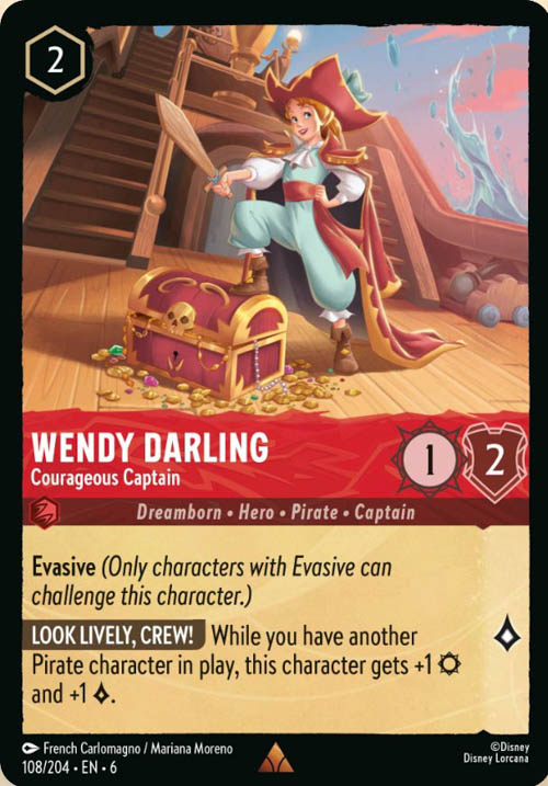 Disney Lorcana TCG: Wendy Darling, Courageous Captain