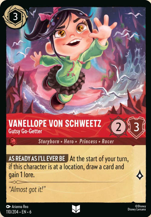 Disney Lorcana TCG: Vanellope Von Schweetz, Gutsy Go-Getter