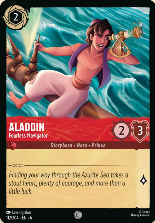 Disney Lorcana TCG: Aladdin, Fearless Navigator