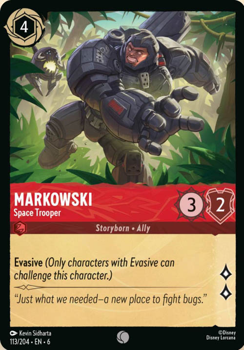 Disney Lorcana TCG: Markowski, Space Trooper