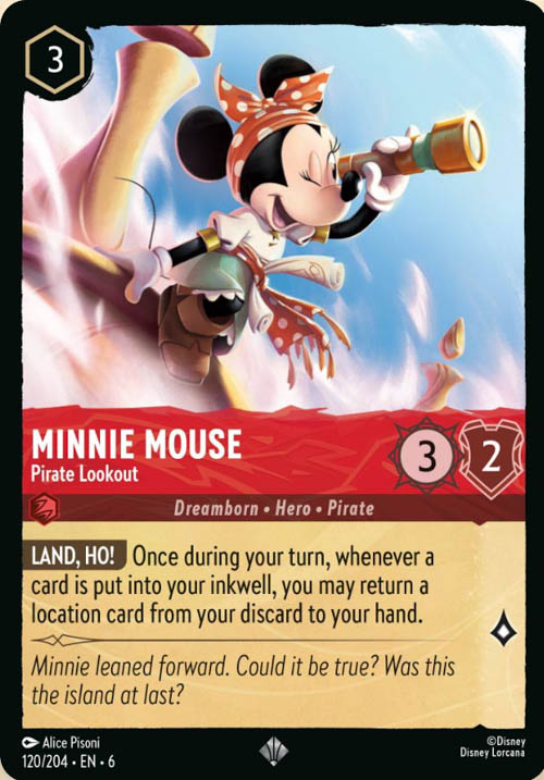 Disney Lorcana TCG: Minnie Mouse, Pirate Lookout