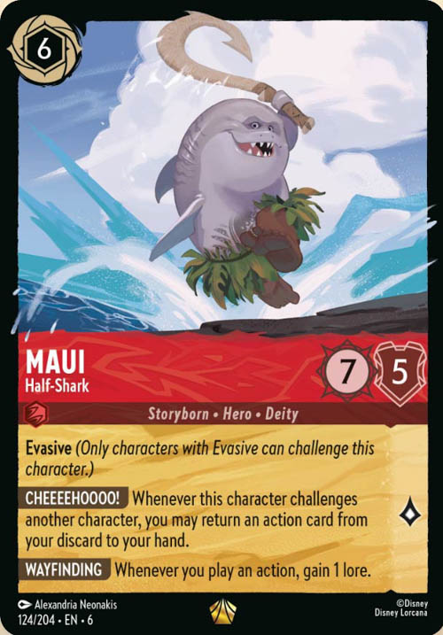 Disney Lorcana TCG: Maui, Half-Shark