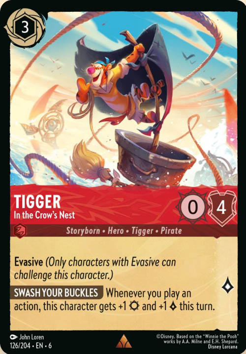 Disney Lorcana TCG: Tigger, In The Crow's Nest