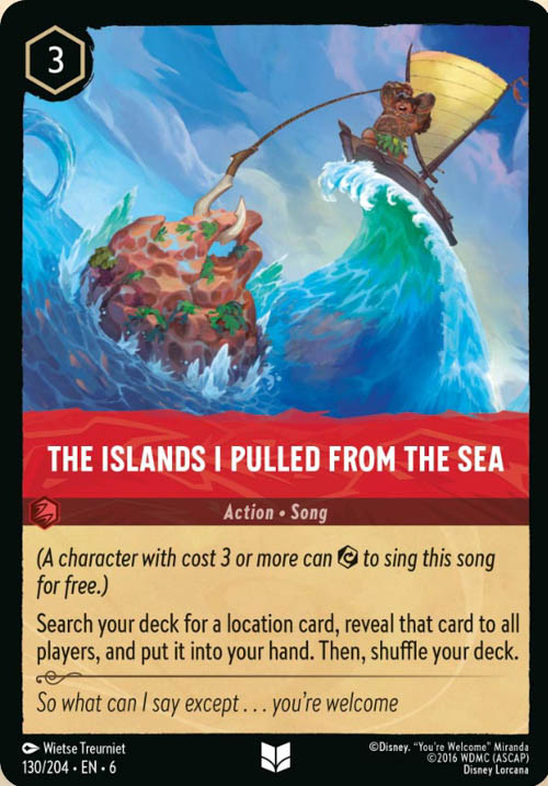 Disney Lorcana TCG: The Islands I Pulled From The Sea