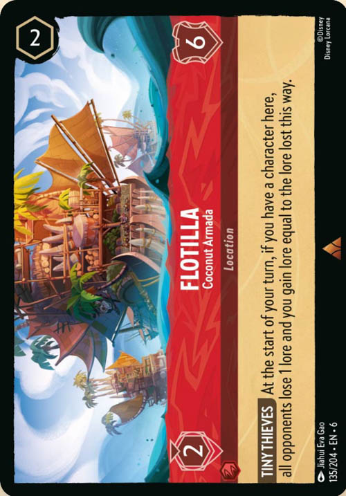 Disney Lorcana TCG: Flotilla, Coconut Armada