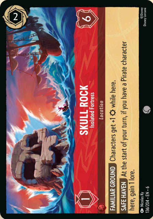 Disney Lorcana TCG: Skull Rock, Isolated Fortress