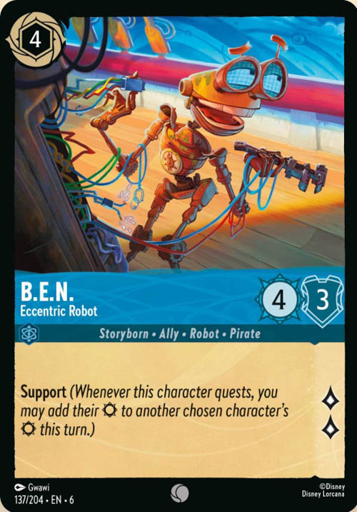 Disney Lorcana TCG: B.E.N., Eccentric Robot