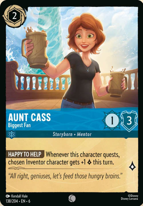 Disney Lorcana TCG: Aunt Cass, Biggest Fan