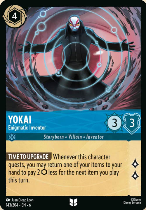 Disney Lorcana TCG: Yokai, Enigmatic Inventor