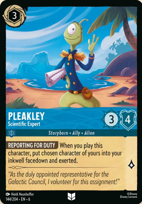 Disney Lorcana TCG: Pleakley, Scientific Expert