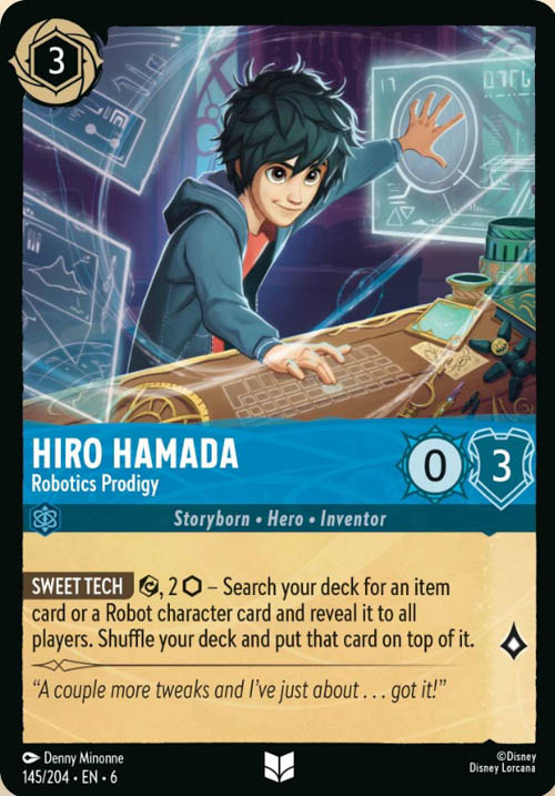 Disney Lorcana TCG: Hiro Hamada, Robotics Prodigy