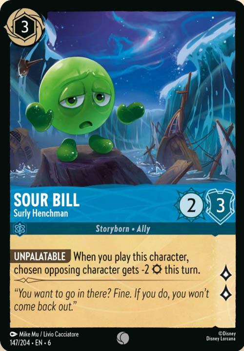 Disney Lorcana TCG: Sour Bill, Surly Henchman