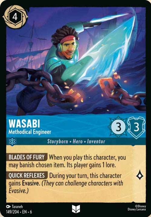 Disney Lorcana TCG: Wasabi, Methiodical Engineer