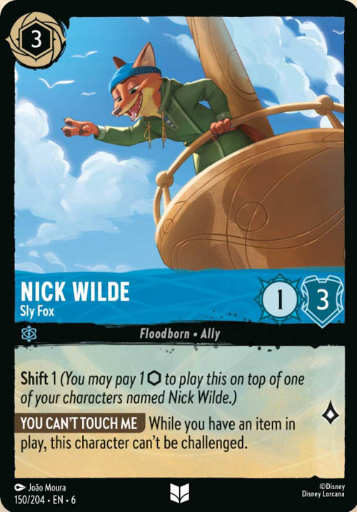 Disney Lorcana TCG: Nick Wilde, Sly Fox