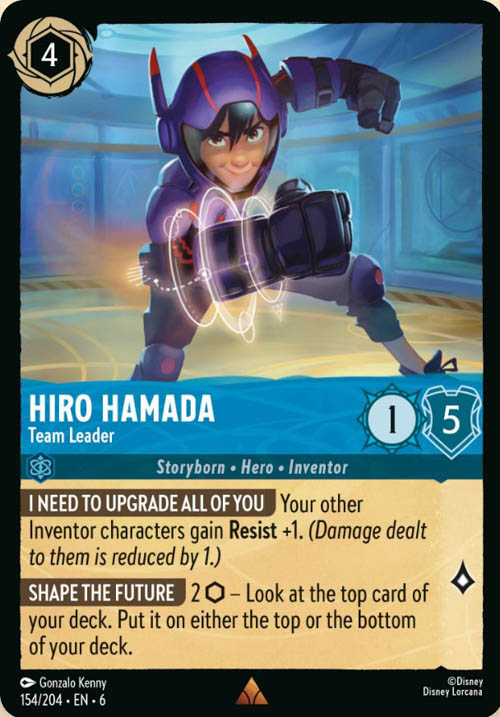 Disney Lorcana TCG: Hiro Hamada, Team Leader