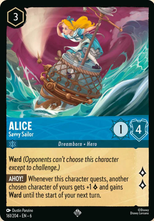 Disney Lorcana TCG: Alice, Savvy Sailor