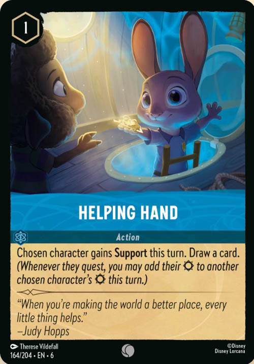 Disney Lorcana TCG: Helping Hand