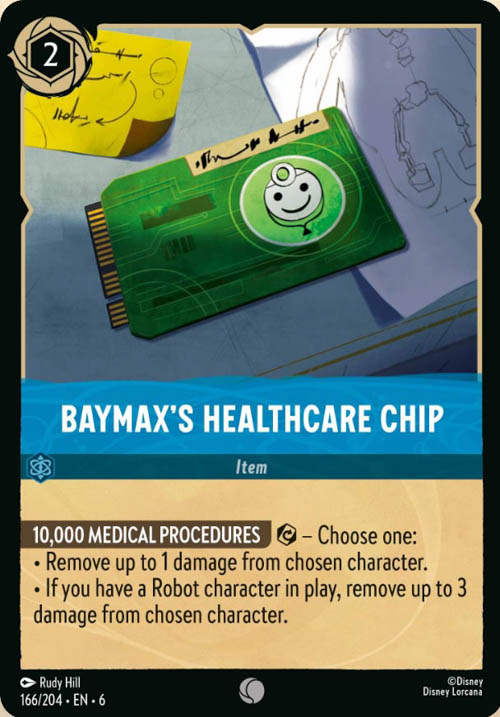 Disney Lorcana TCG: Baymax's Healthcare Chip