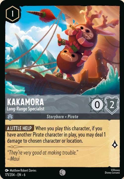 Disney Lorcana TCG: Kakamora, Long-Range Specialist