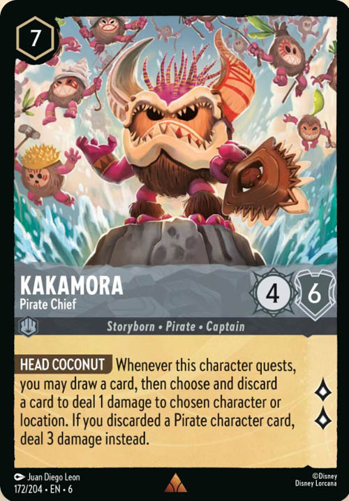 Disney Lorcana TCG: Kakamora, Pirate Chief