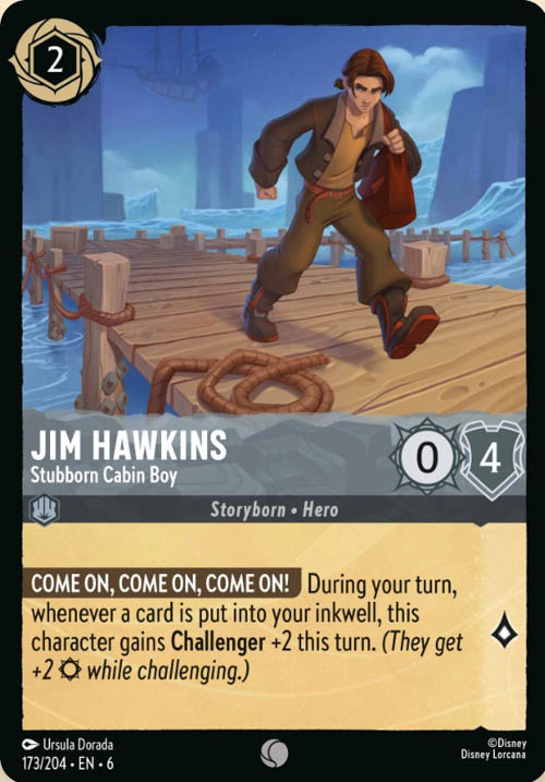 Disney Lorcana TCG: Jim Hawkings, Stubborn Cabin Boy