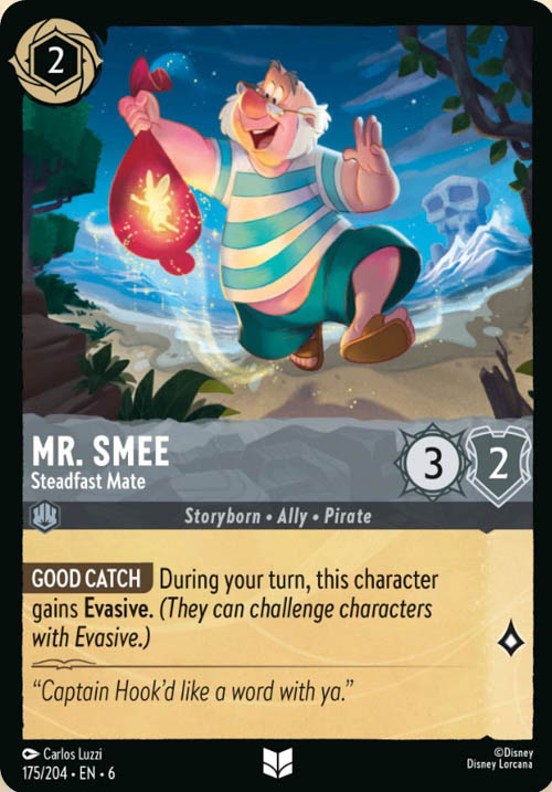 Disney Lorcana TCG: Mr. Smee, Steadfast Mate