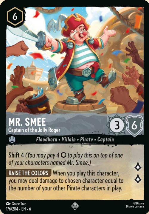 Disney Lorcana TCG: Mr. Smee, Captain of the Jolly Roger