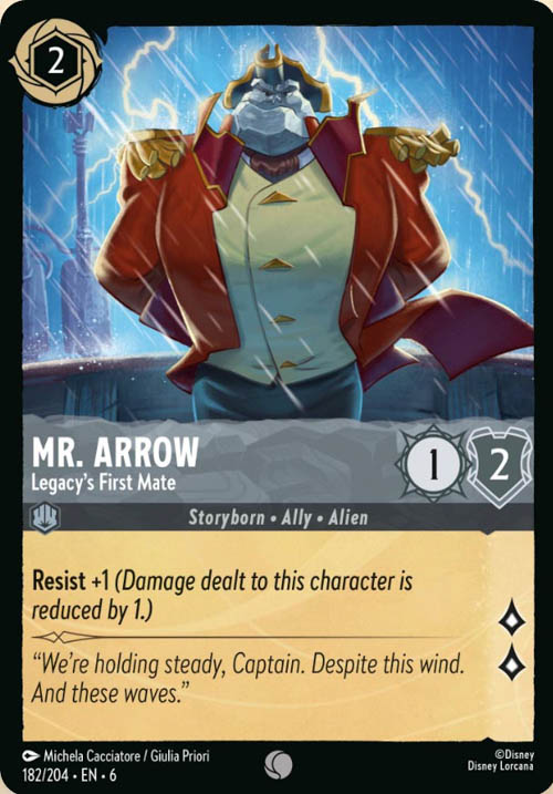 Disney Lorcana TCG: Mr. Arrow, Legacy's First Mate