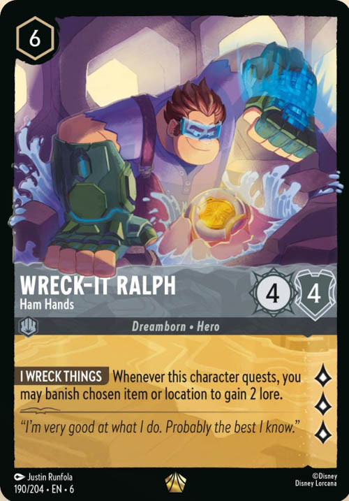 Disney Lorcana TCG: Wreck-It Ralph, Ham Hands