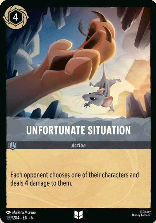 Disney Lorcana TCG: Unfortunate Situation