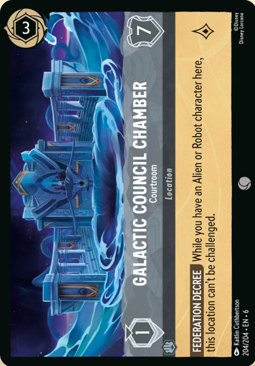 Disney Lorcana TCG: Galactic Council Chamber, Courtroom