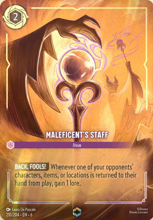 Disney Lorcana TCG: Maleficent's Staff