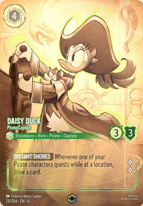 Disney Lorcana TCG: Daisy Duck, Pirate Captain